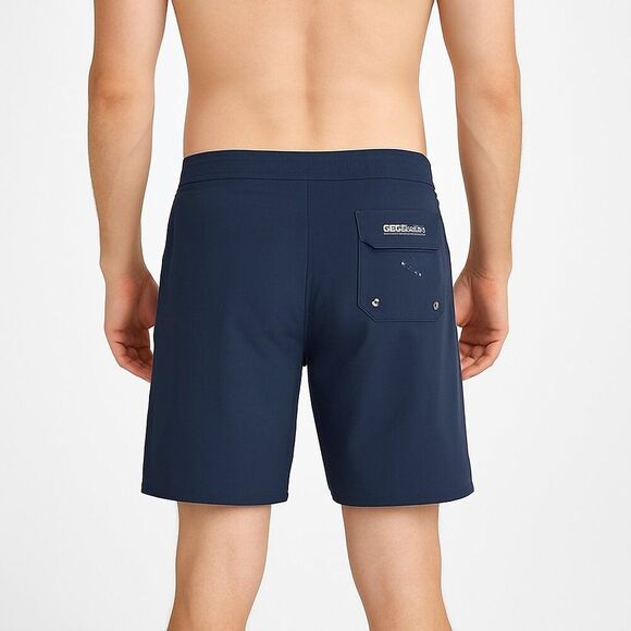 Honolua Size 40 Blue Board Shorts / Surfwear Hook & Loop Fly Back Pocket Logos - Picture 2 of 13